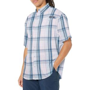 Columbia Men’s Super Tamiami Long Sleeve Shirt(Soft Violet Blur Check)