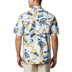 Columbia Men’s Super Tamiami Long Sleeve Shirt(Sunlit Offshore Archive Print)