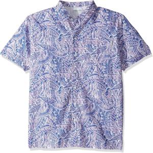 Columbia Men’s Super Tamiami Long Sleeve Shirt(Vivid Blue Tuna)