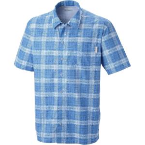 Columbia Men’s Super Tamiami Long Sleeve Shirt(White Cap Knotty Gingham)