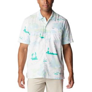 Columbia Men’s Super Tamiami Long Sleeve Shirt(White Casting Kings)
