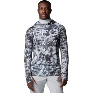 Columbia Mens Super Terminal Tackle Vent Hoodie(Cool Grey Seamoss)