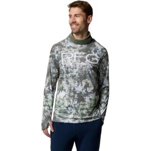Columbia Mens Super Terminal Tackle Vent Hoodie(Cypress Seamoss)