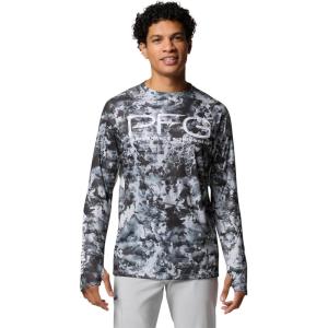 Columbia Mens Super Terminal Tackle Vent Long Sleeve(Cool Grey Seamoss)