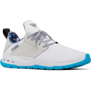 Columbia Mens Tamiami PFG(White/Ocean Blue)
