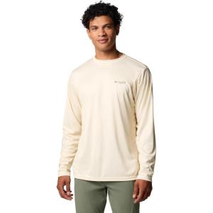 Columbia Mens Terminal Tackle PFG Fish Shine Long Sleeve(Lemon Wash/Pfg Redfish Shine)