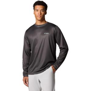 Columbia Mens Terminal Tackle PFG Fish Shine Long Sleeve(Shark/Pfg Redfish Shine)