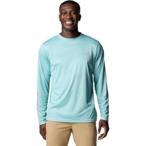 Columbia Mens Terminal Tackle PFG Fish Shine Long Sleeve(Spray/Pfg Trout Shine)