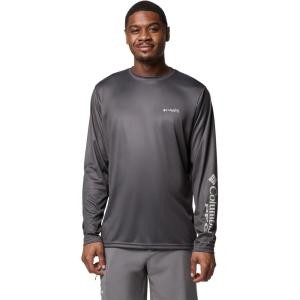 Columbia Mens Terminal Tackle PFG High Side Long Sleeve(Shark/Pfg High Side Bass)