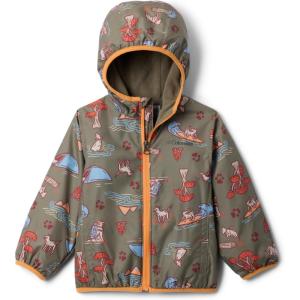Columbia Unisex Baby Mini Pixel Grabber III Wind Jacket(Stone Green Trail Tails)