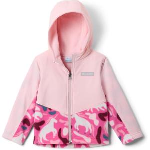 Columbia Unisex Baby Steens Mt Ii Overlay Hoodie(Pink Ice Uniflauge/Satin Pink)