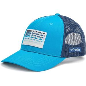 Columbia Unisex Kids PFG Fish Flag Snap Back(Blue Echo/Carbon)
