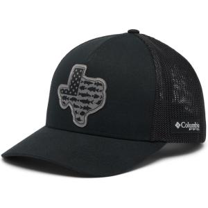Columbia Unisex-Adult PFG Statetriot Mesh Ball Cap(Black/Black/Tx Patch)