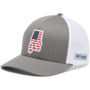 Columbia Unisex-Adult PFG Statetriot Mesh Ball Cap(City Grey/Al Patch)