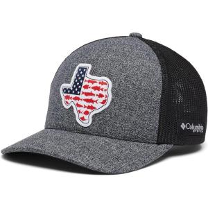 Columbia Unisex-Adult PFG Statetriot Mesh Ball Cap(Grill Heather/Tx Patch)