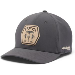 Columbia Unisex-Adult PFG Uncharted Ball Cap(Shark/Beach/Pfg Playa Shrine)