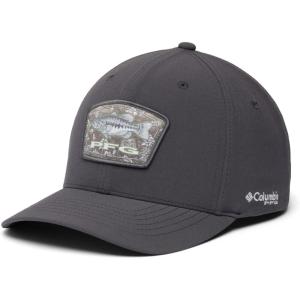 Columbia Unisex-Adult PFG Uncharted Ball Cap(Shark/Uncharted Vintage Vibes)