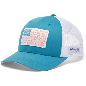 Columbia Women’s PFG Fish Flag Snap Back(Canyon Blue/White/Fish Friends)