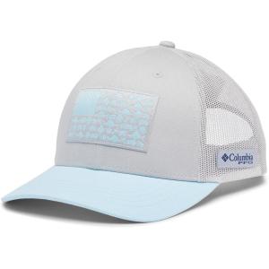 Columbia Women’s PFG Fish Flag Snap Back(Cool Grey/Spring Bl/Fish Friends Flag)