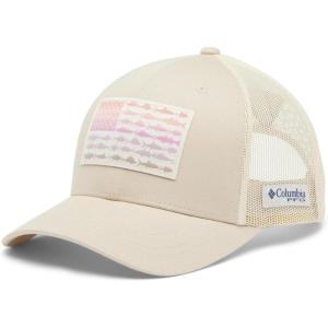 Columbia Women’s PFG Fish Flag Snap Back(Fossil/Chalk/Fish Fade)