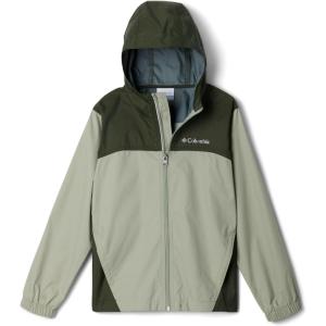 Columbia Youth Boys Glennaker Rain Jacket(Safari/Greenscape)