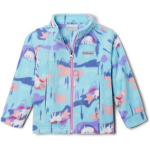 Columbia Youth Girls Benton Springs II Printed Fleece(Aquamarine Uninature)