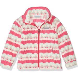 Columbia Youth Girls Benton Springs II Printed Fleece(Cactus Pink Striped Peaks)
