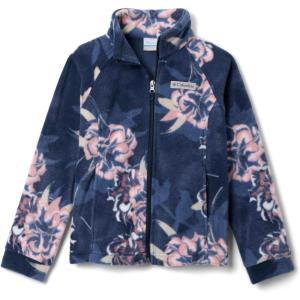 Columbia Youth Girls Benton Springs II Printed Fleece(Collegiate Navy Blossoming)
