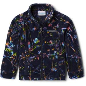 Columbia Youth Girls Benton Springs II Printed Fleece(Dark Nocturnal Art Bouquet Multi)