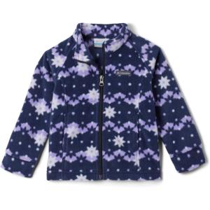 Columbia Youth Girls Benton Springs II Printed Fleece(Dark Nocturnal Daisy Dot)