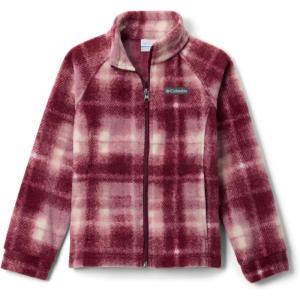 Columbia Youth Girls Benton Springs II Printed Fleece(Eraser Pink Omblur)