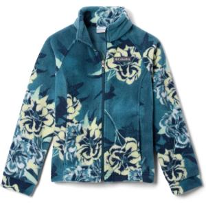 Columbia Youth Girls Benton Springs II Printed Fleece(Everblue Blossoming)
