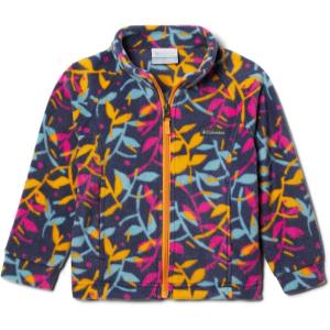 Columbia Youth Girls Benton Springs II Printed Fleece(Nocturnal Scrap Floral)