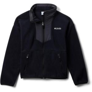 Columbia Youth Sequoia Grove Full Zip Fleece Jacket, Black, Small