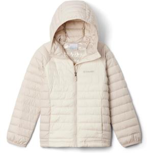 Columbia baby-girls Powder Lite II Hooded Jacket(Chalk/Dark Stone)
