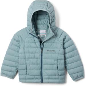 Columbia baby-girls Powder Lite II Hooded Jacket(Crushed Blue)