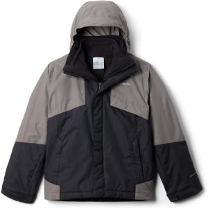 Columbia boys Bugaboo III Fleece Interchange Jacket(Black/City Grey)