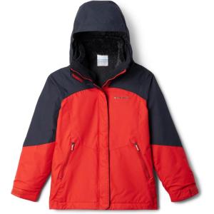 Columbia girls Bugaboo III Fleece Interchange Jacket(Sail Red/Black)