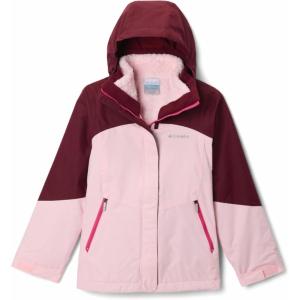 Columbia girls Bugaboo III Fleece Interchange Jacket(Satin Pink/Rich Wine)