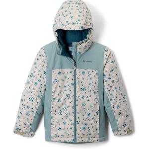 Columbia girls Horizon Ride IV Printed Jacket(Dark Stone Watergarden/Crushed Blue)