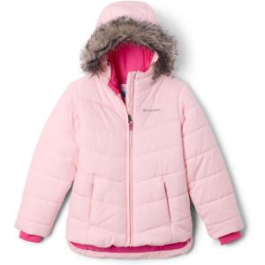 Columbia girls Katelyn Crest III Hooded Jacket(Satin Pink)