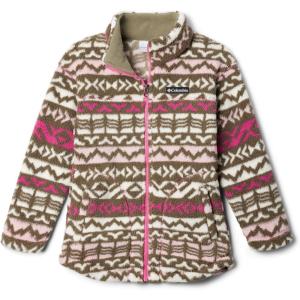 Columbia girls West Bend Printed Full Zip(Pink Ice Madras)