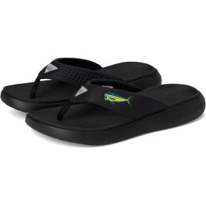 Columbia mens Pfg Boatside Fish Flip(Black/Black)