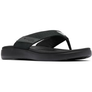 Columbia mens Pfg Boatside Flip Lea(Black/Black)