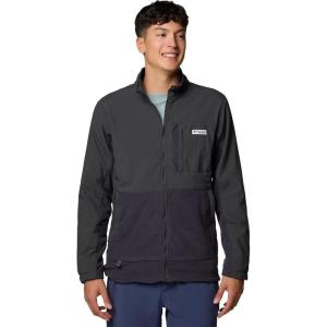 Columbia mens Pfg Uncharted Fleece Full Zip(Shark/Shark)