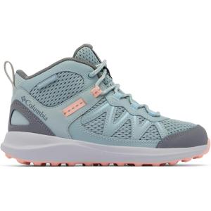 Columbia unisex-child Peakfreak Rush Mid Waterproof(Crushed Blue/Blush Rose)