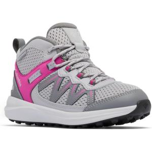 Columbia unisex-child Peakfreak Rush Mid Waterproof(Titanium Grey Steel/Wild Fuchsia)