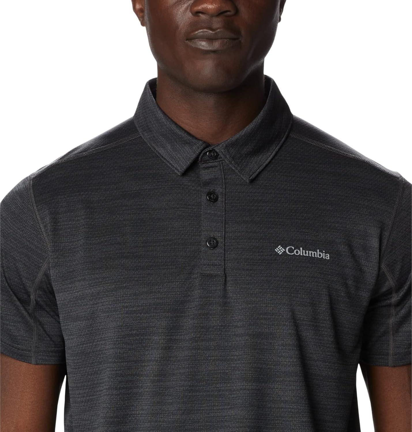 imageColumbia Mens Alpine Chill Zero PoloBlack Heather