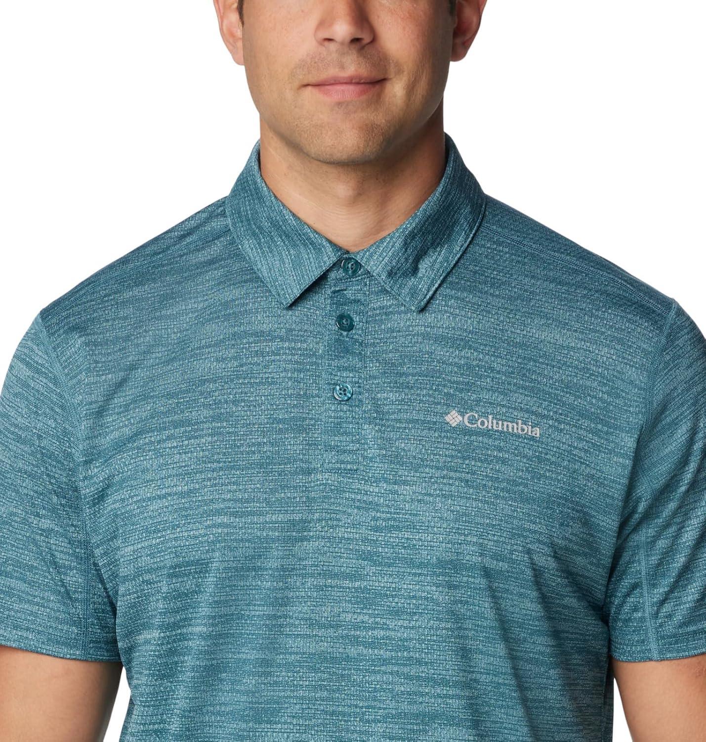 imageColumbia Mens Alpine Chill Zero PoloCloudburst Heather