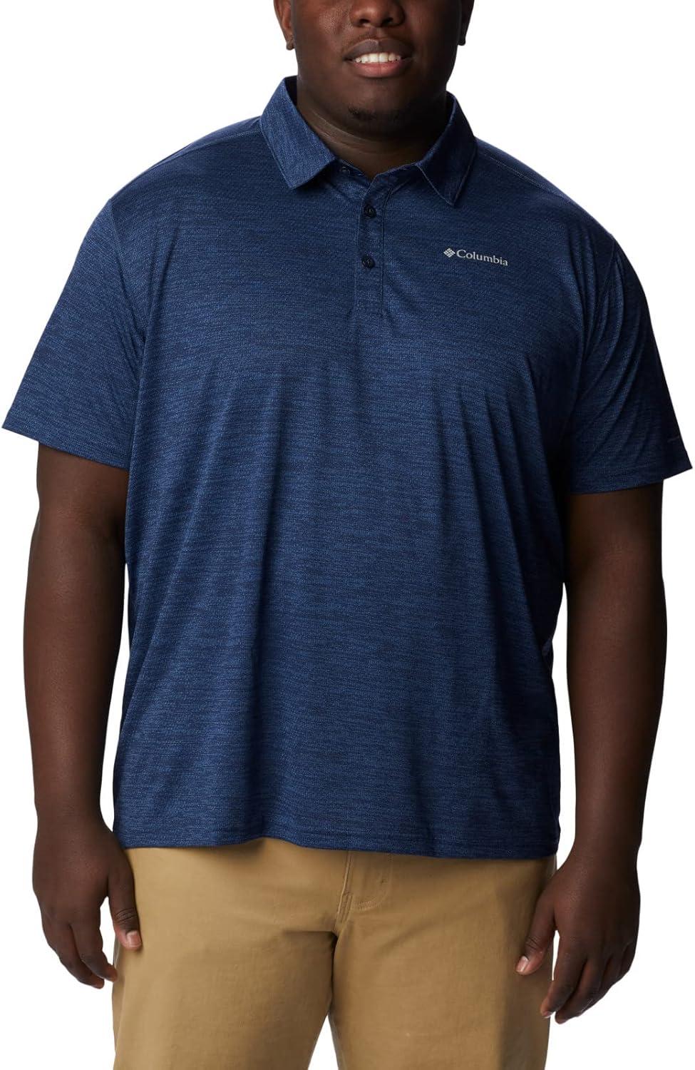 imageColumbia Mens Alpine Chill Zero PoloCollegiate Navy Heather